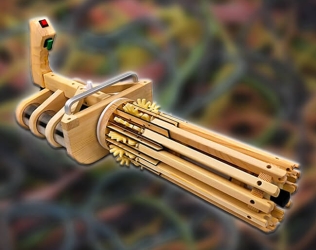 Rubber Band Gatling Gun